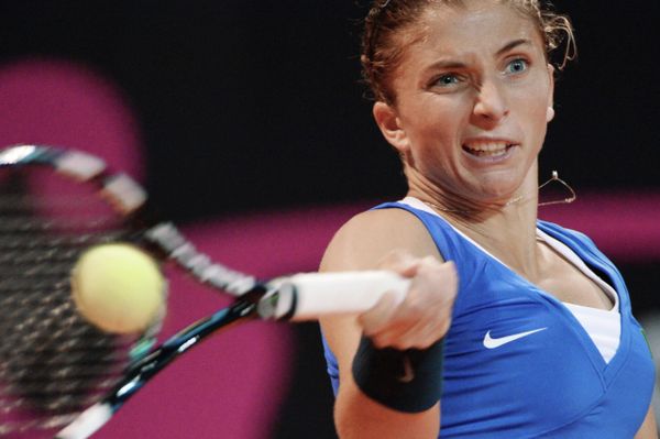 Sara Errani during the Fed Cup final in Cagliari, Italy. Nov. 2, 2013 - Sputnik International