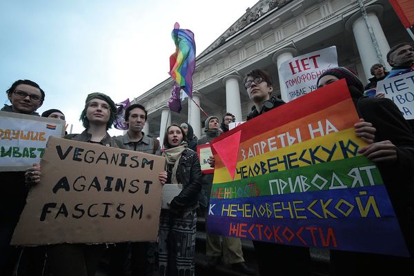 Meeting of gay rights activists in Saint Petersburg, November 2, 2013. - Sputnik International
