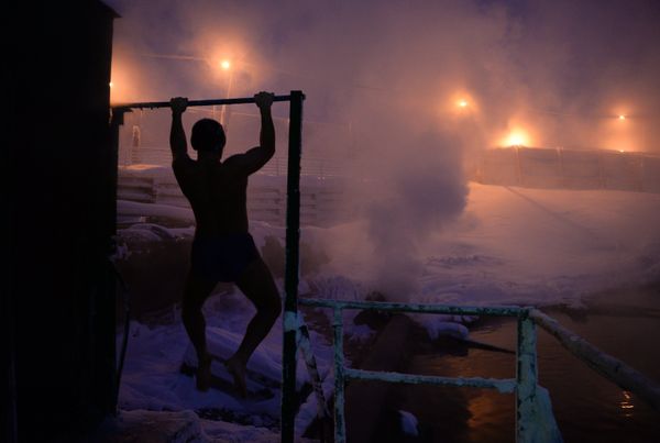 Ice Swimming Season Gets Underway in Russian City of Norilsk Ice Swimming Season Gets Underway in Russian City of Norilsk - Sputnik International