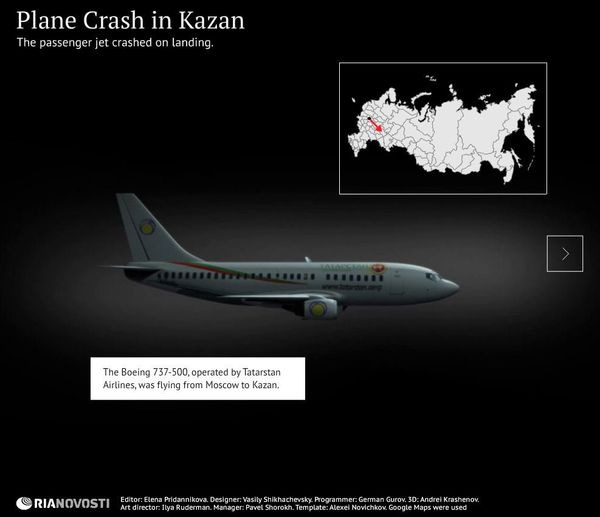 Reconstructing the Kazan Plane Crash Reconstructing the Kazan Plane Crash - Sputnik International