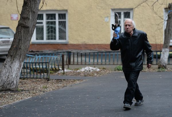 Siberian Centenarian Trains for Olympic Relay - Sputnik International