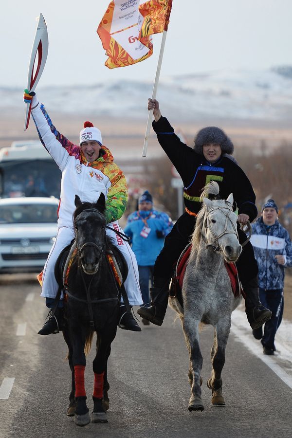 Olympic Flame Reaches Buryat Republic Olympic Flame Reaches Buryat Republic - Sputnik International