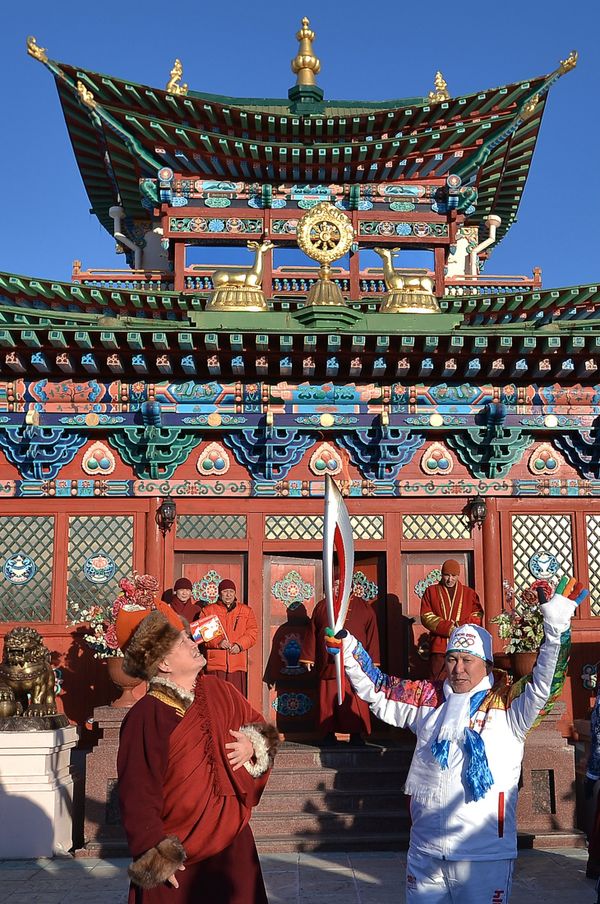 Olympic Flame Reaches Buryat Republic Olympic Flame Reaches Buryat Republic - Sputnik International