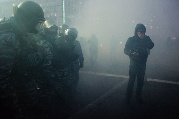 Riot Police Descend on Kiev Protests - Sputnik International