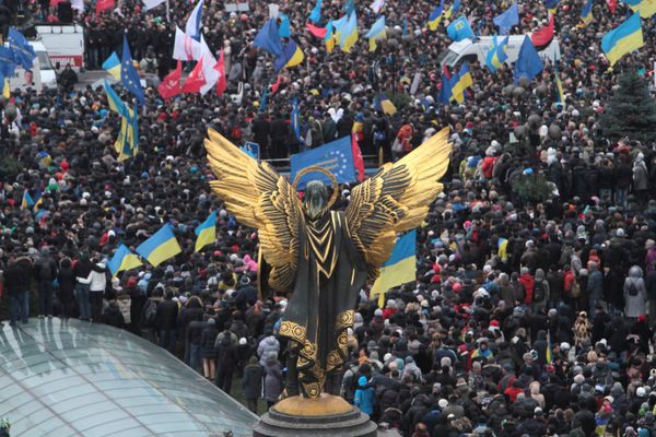 Protests against Ukraine's recent secision not to sign planned agreements with the EU - Sputnik International