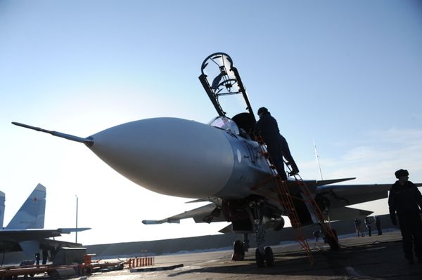 Siberian Air Base Gets New Russian Su-30SM Fighter Jets Siberian Air Base Gets New Russian Su-30SM Fighter Jets - Sputnik International
