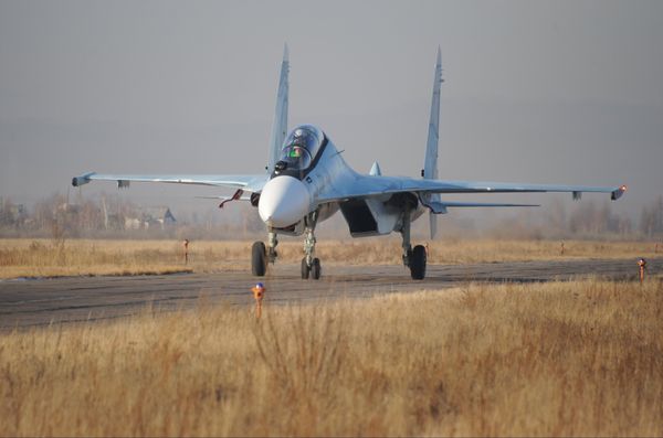 Siberian Air Base Gets New Russian Su-30SM Fighter Jets Siberian Air Base Gets New Russian Su-30SM Fighter Jets - Sputnik International