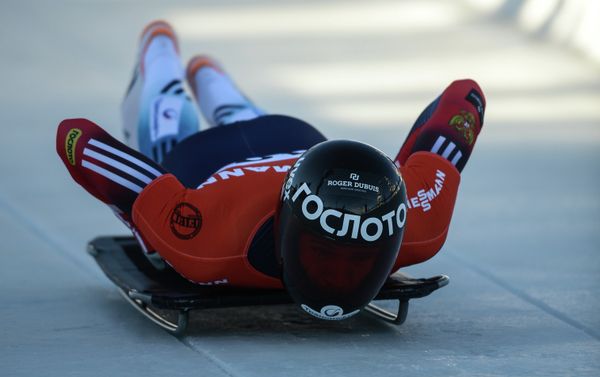 Russia's Vancouver bronze medalist and reigning world champion Alexander Tretiakov in Park City - Sputnik International