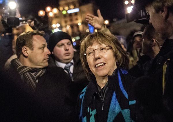 Catherine Ashton in Kiev - Sputnik International