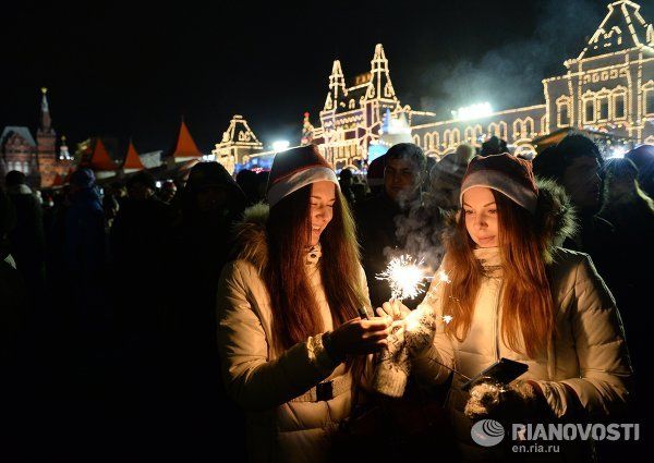 Russia Celebrates New Year - Sputnik International
