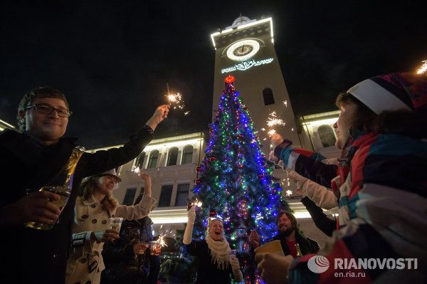 Russia Celebrates New Year - Sputnik International
