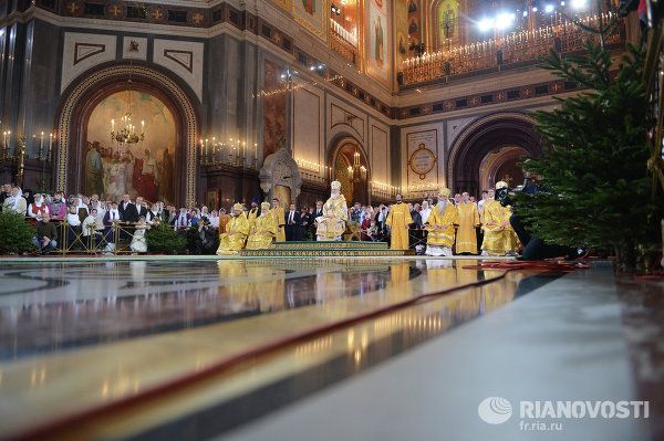 Russian Orthodox Believers Celebrate Christmas Russian Orthodox Believers Celebrate Christmas - Sputnik International
