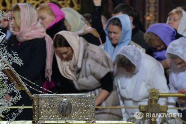 Gifts of the Magi at Moscow’s Cathedral of Christ the Savior - Sputnik International