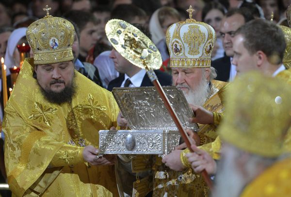 Gifts of the Magi at Moscow’s Cathedral of Christ the Savior - Sputnik International