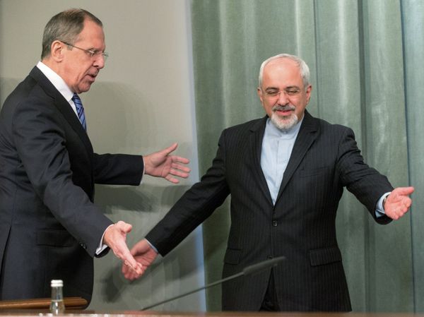 Sergei Lavrov and Mohammed Javad Zarif during their meeting in Moscow on Jan. 16 - Sputnik International
