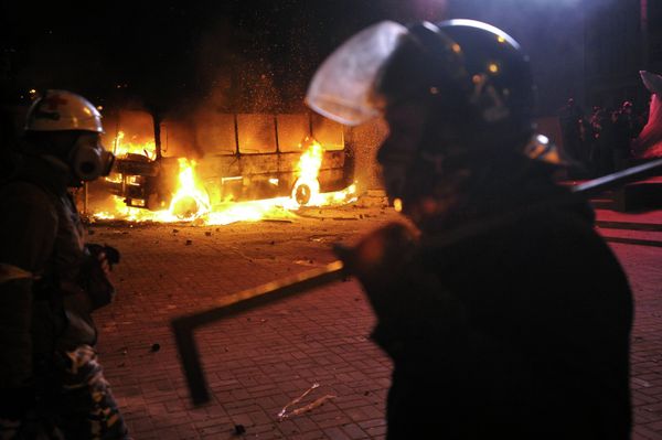 Protestors Clash With Police in Kiev - Sputnik International