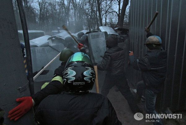 New Riots Flare Up in Kiev - Sputnik International