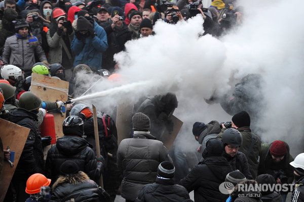 New Riots Flare Up in Kiev - Sputnik International