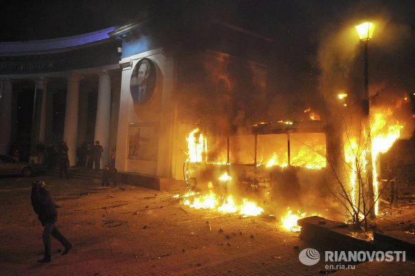 New Riots Flare Up in Kiev - Sputnik International