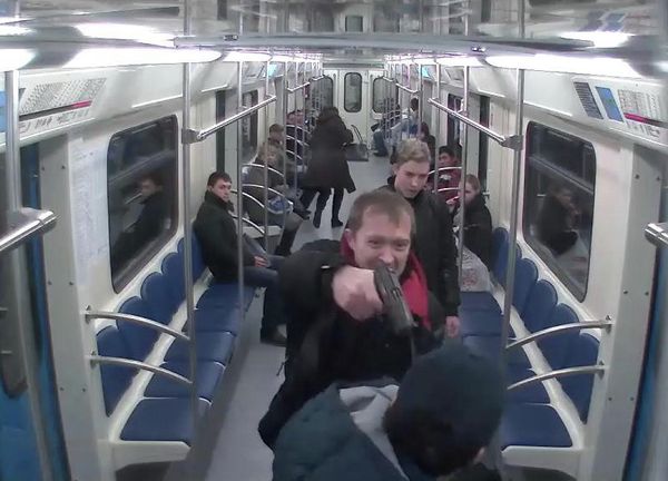 A snapshot of security footage featuring the two assailants - Sputnik International