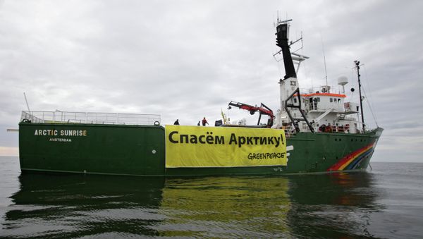 The Arctic Sunrise icebreaker - Sputnik International