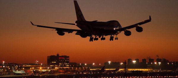 A Boeing 747 landing at Sheremetyevo Moscow Airport A Boeing 747 landing at Sheremetyevo Moscow Airport - Sputnik International