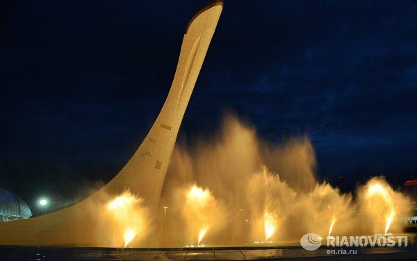 Olympics Opening Rehearsal: Musical Fountains and Blazing Fire - Sputnik International