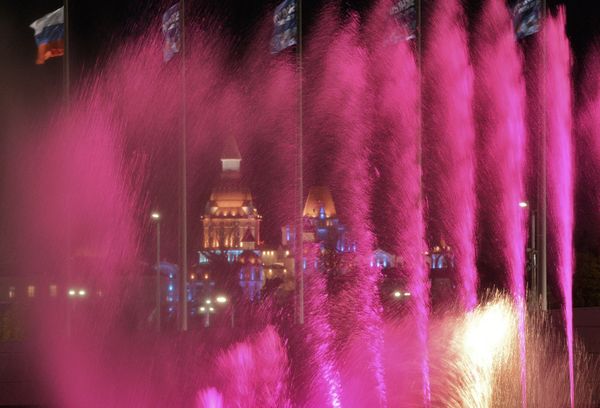 Olympics Opening Rehearsal: Musical Fountains and Blazing Fire - Sputnik International