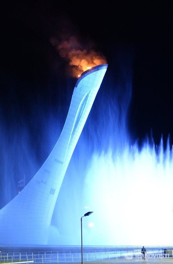 Olympics Opening Rehearsal: Musical Fountains and Blazing Fire - Sputnik International