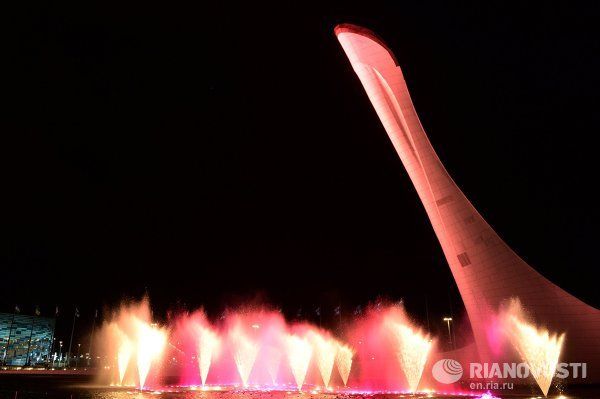 Olympics Opening Rehearsal: Musical Fountains and Blazing Fire - Sputnik International