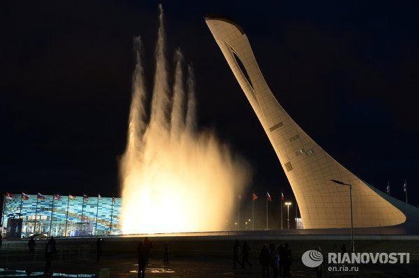 Olympics Opening Rehearsal: Musical Fountains and Blazing Fire - Sputnik International