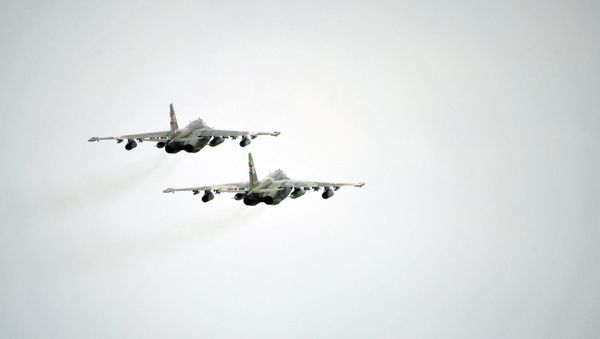 Islamic State militants' positions near the Iraqi city of Tikrit were targeted by Iraqi military airstrikes, conducted from Russian-built Su-25 fighter jets, the local Al Sumaria TV channel reported on Thursday. Islamic State militants' positions near the Iraqi city of Tikrit were targeted by Iraqi military airstrikes, conducted from Russian-built Su-25 fighter jets, the local Al Sumaria TV channel reported on Thursday. - Sputnik International
