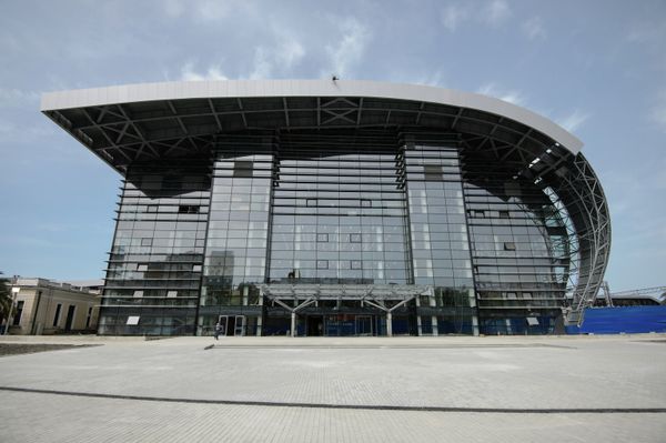 The railway terminal of the city of Adler is under construction. - Sputnik International
