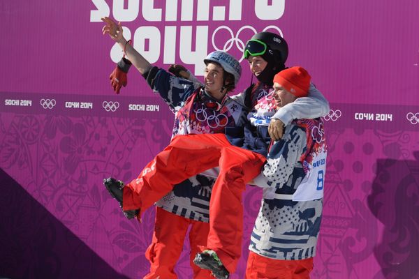 Nick Goepper, Joss Christensen and Gus Kenworthy - Sputnik International