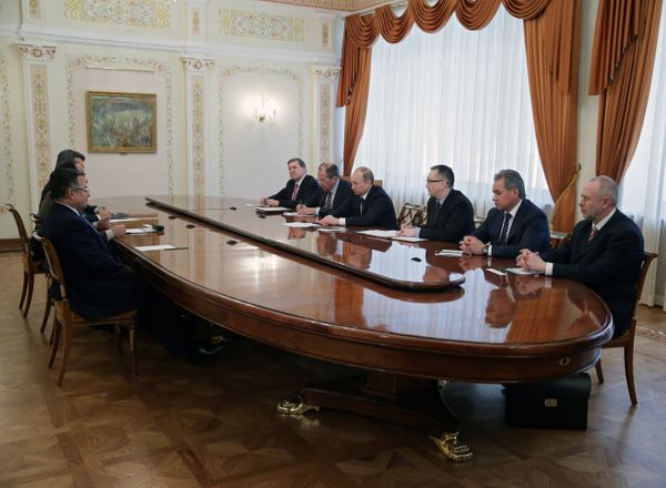 Vladir Putin holds a meeting with Egyptian president  Abdel Fattah al-Sisi - Sputnik International