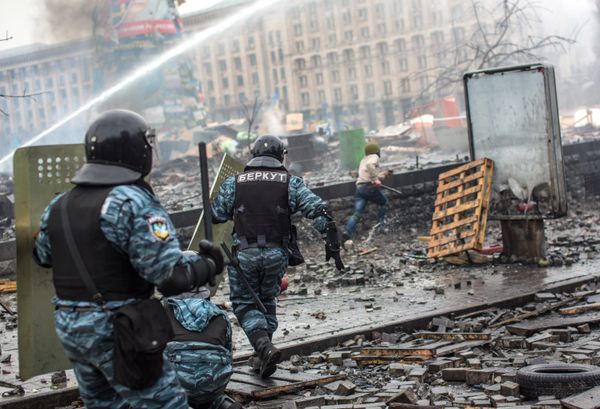 Violent protests in Kiev - Sputnik International