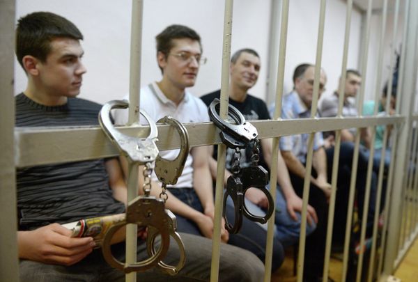 Court hearing on charges of mass disorders at Moscow’s Bolotnaya Square (archive photo) - Sputnik International