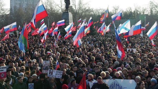Pro-Russian rally in Sevastopol - Sputnik International