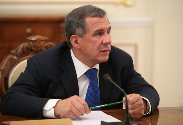 The president of the Russian republic of Tatarstan Rustam Minnikhanov (archive photo) - Sputnik International