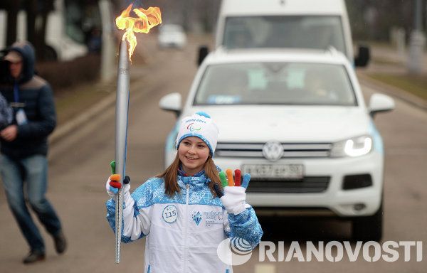 Paralympic Torch Relay: From Moscow to Sochi - Sputnik International