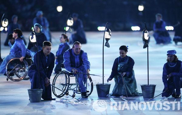 Opening Ceremony of the Winter Paralympic Games in Sochi Opening Ceremony of the Winter Paralympic Games in Sochi - Sputnik International