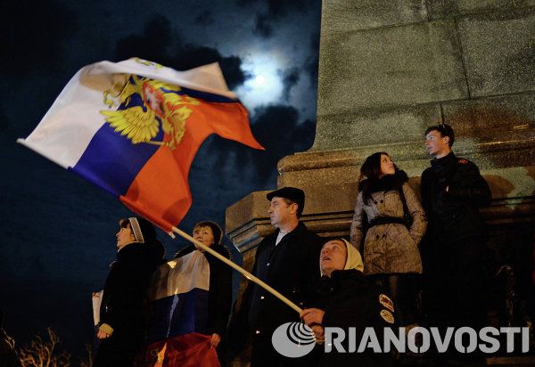 Crimea Celebrates Landslide Vote to Join Russia Crimea Celebrates Landslide Vote to Join Russia - Sputnik International