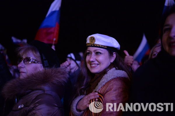 Crimea Celebrates Landslide Vote to Join Russia Crimea Celebrates Landslide Vote to Join Russia - Sputnik International