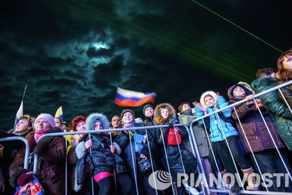 Crimea Celebrates Landslide Vote to Join Russia Crimea Celebrates Landslide Vote to Join Russia - Sputnik International