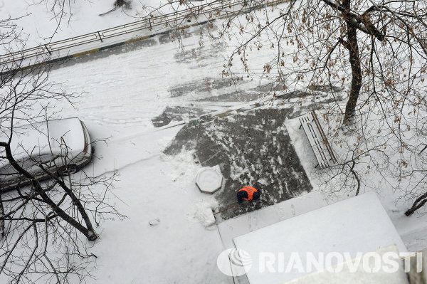 Spring Snowfall in Moscow - Sputnik International