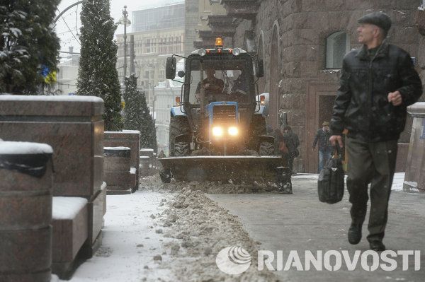 Spring Snowfall in Moscow - Sputnik International