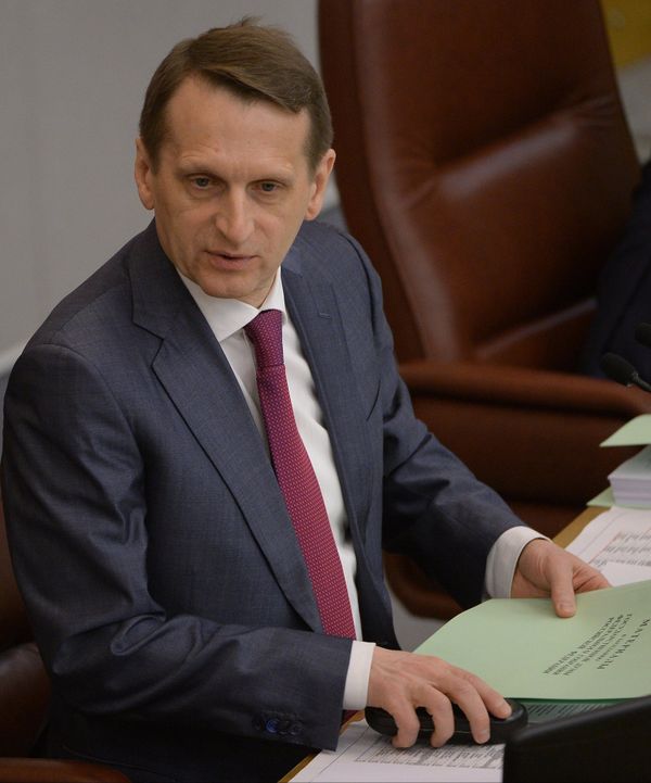 Sergei Naryshkin - Sputnik International