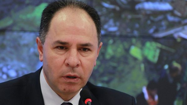 Palestinian Ambassador to Russia Fayed Mustafa during conference at RIA Novosti. - Sputnik International