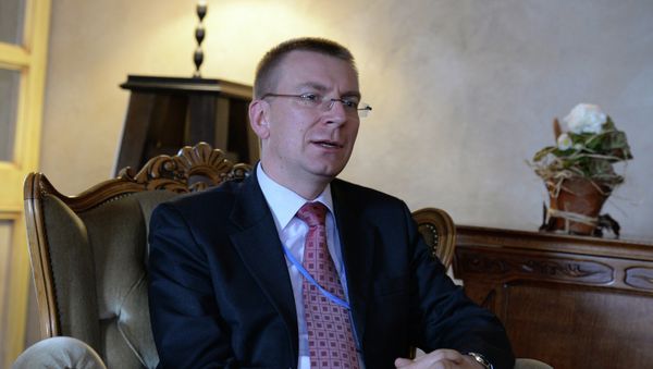 Latvia’s foreign minister Edgars Rinkevics became the first Latvian politician to disclose his homosexual orientation Latvia’s foreign minister Edgars Rinkevics became the first Latvian politician to disclose his homosexual orientation - Sputnik International
