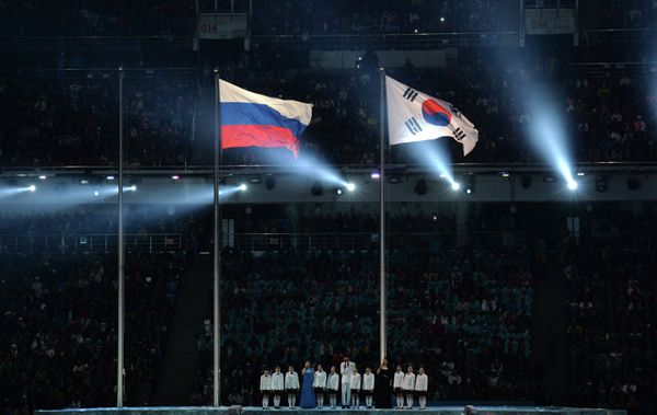 The presentation of the 2018 Paralympic Games to be held in Pyeongchang, Republic of Korea, at the closing ceremony of the Sochi 2014 Winter Paralympics - Sputnik International